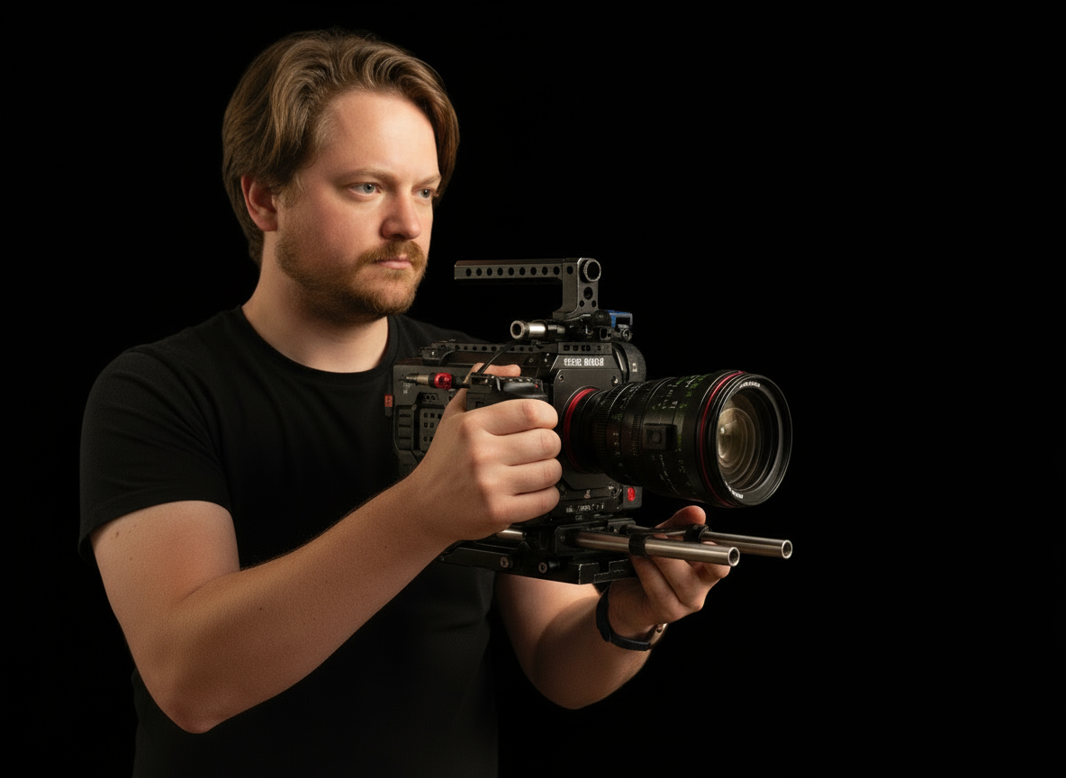 Oliver Street Creative videographer filming on location in Cincinnati